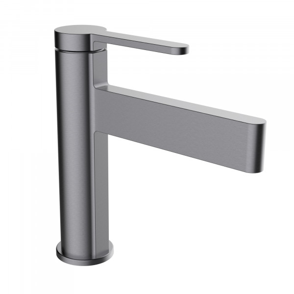 Waschtischarmatur 110mm 7l/min Velvet II Gunmetal Gebuerstet Wasserfall