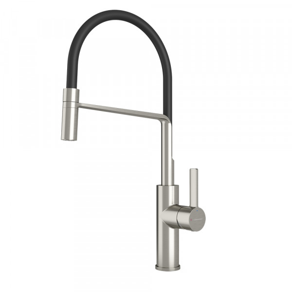 KÃ¼chenarmatur Einhebel 250mm 5l/min Alpina Flex Niquel GebÃ¼rstet Cold Open