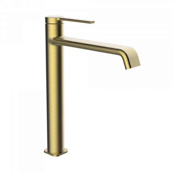 Waschtischarmatur 230mm 6l/min Velvet I Gold Gebuerstet Wasserfall