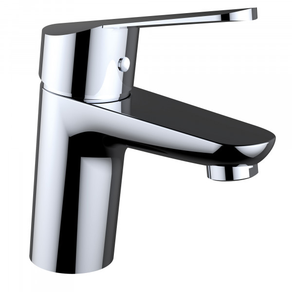 Einhebel Waschtischarmatur 70mm 5l/min mit Ablaufgarnitur Metall NF Master Cold Open Ch3
