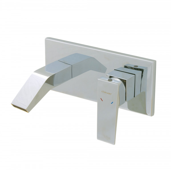 Grifo de lavabo monomando de empotrar 5l/min Elizabeth II Cascada
