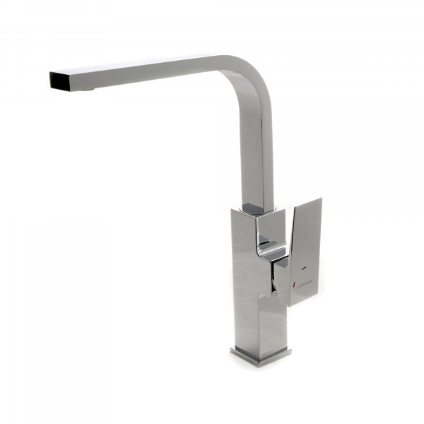 Grifo de cocina monomando 320mm 5l/min con caño fundido Elizabeth II Cold Open