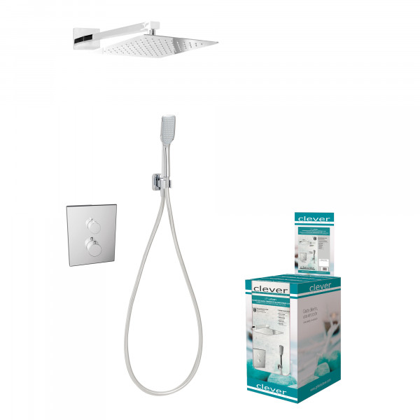 Duschsystem-Set Thermostat empotrar 2 vÃas 1 Funktion UP! Urban Box